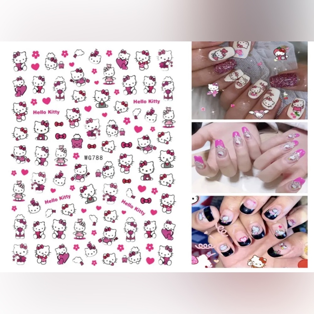 $1 NAIL STICKER SHEET. NEW. $1 WITH ANY $10 ORDER OR MORE